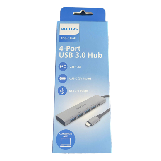 Philips USB-C 4 Port USB 3.0 Hub